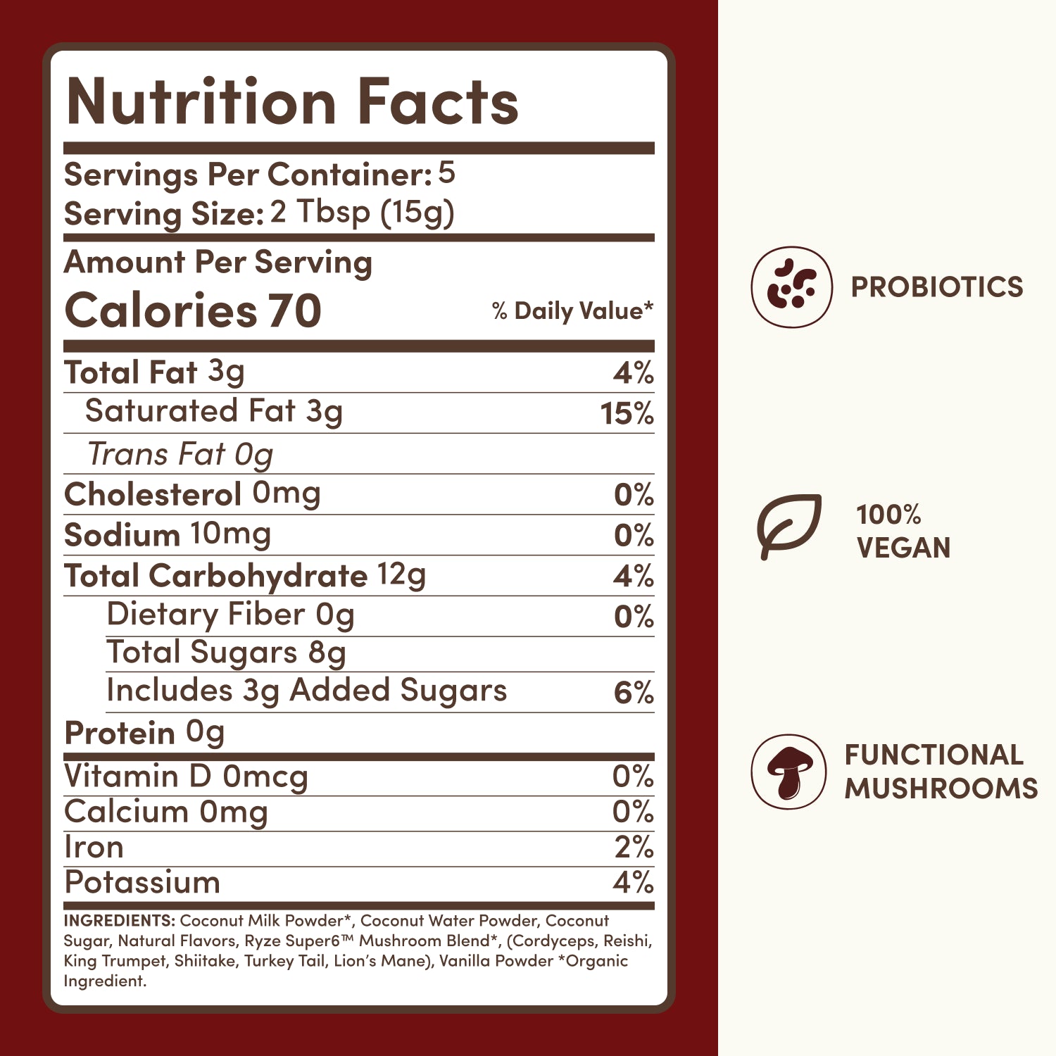 Mushroom Coffee + Mocha Creamer Set